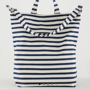 BAGGU duck bag in sailor stripe